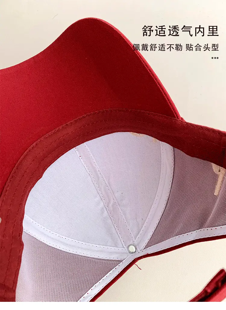 Black High Pony Tail Baseball Cap Women Summer Sunscreen Hat — feature 8