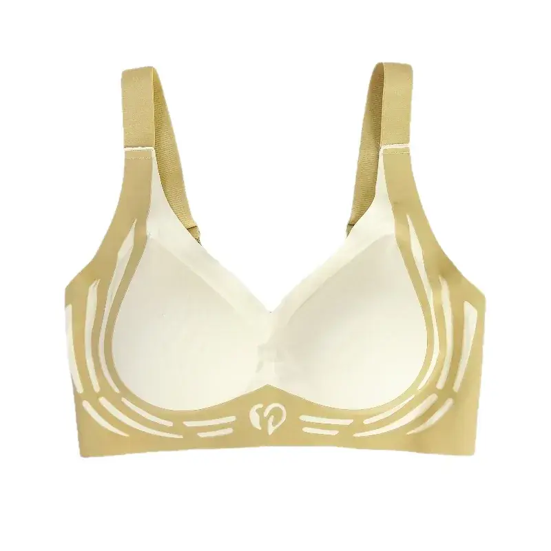 Women's Pink Push Up Bra Running Shockproof Sports - Image 10