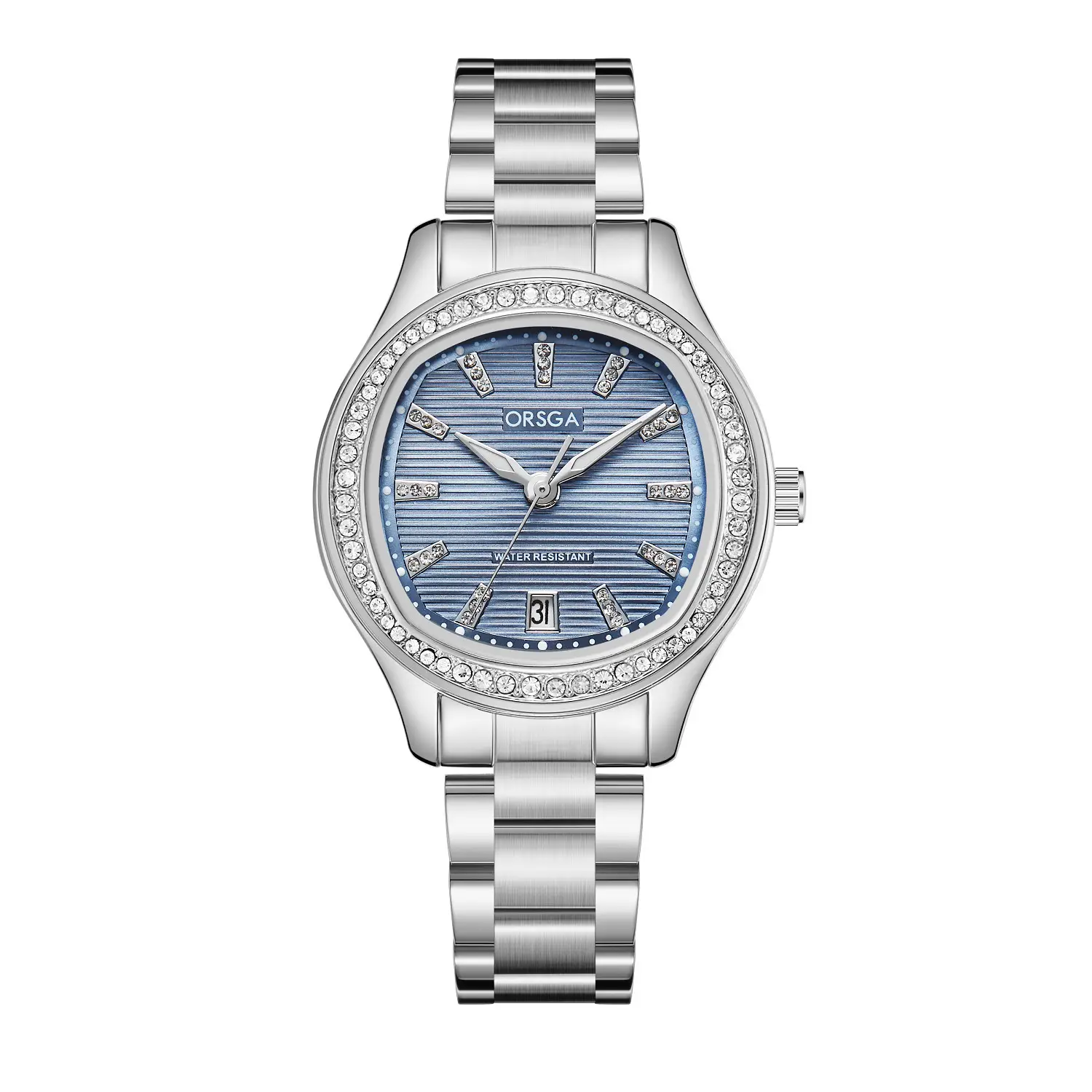 Women's Rose Gold Diamond Watch with Calendar