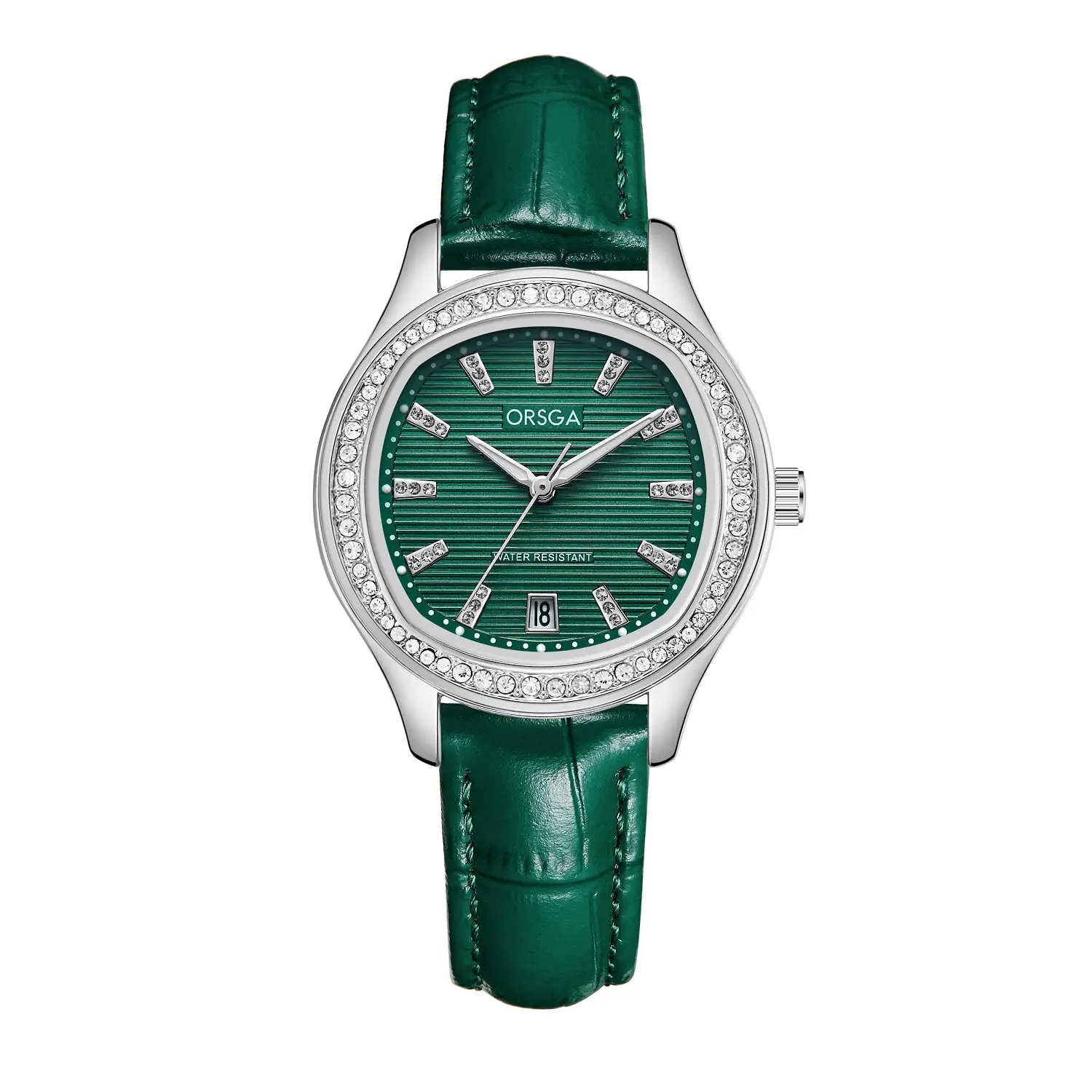 Women's Rose Gold Diamond Watch with Calendar