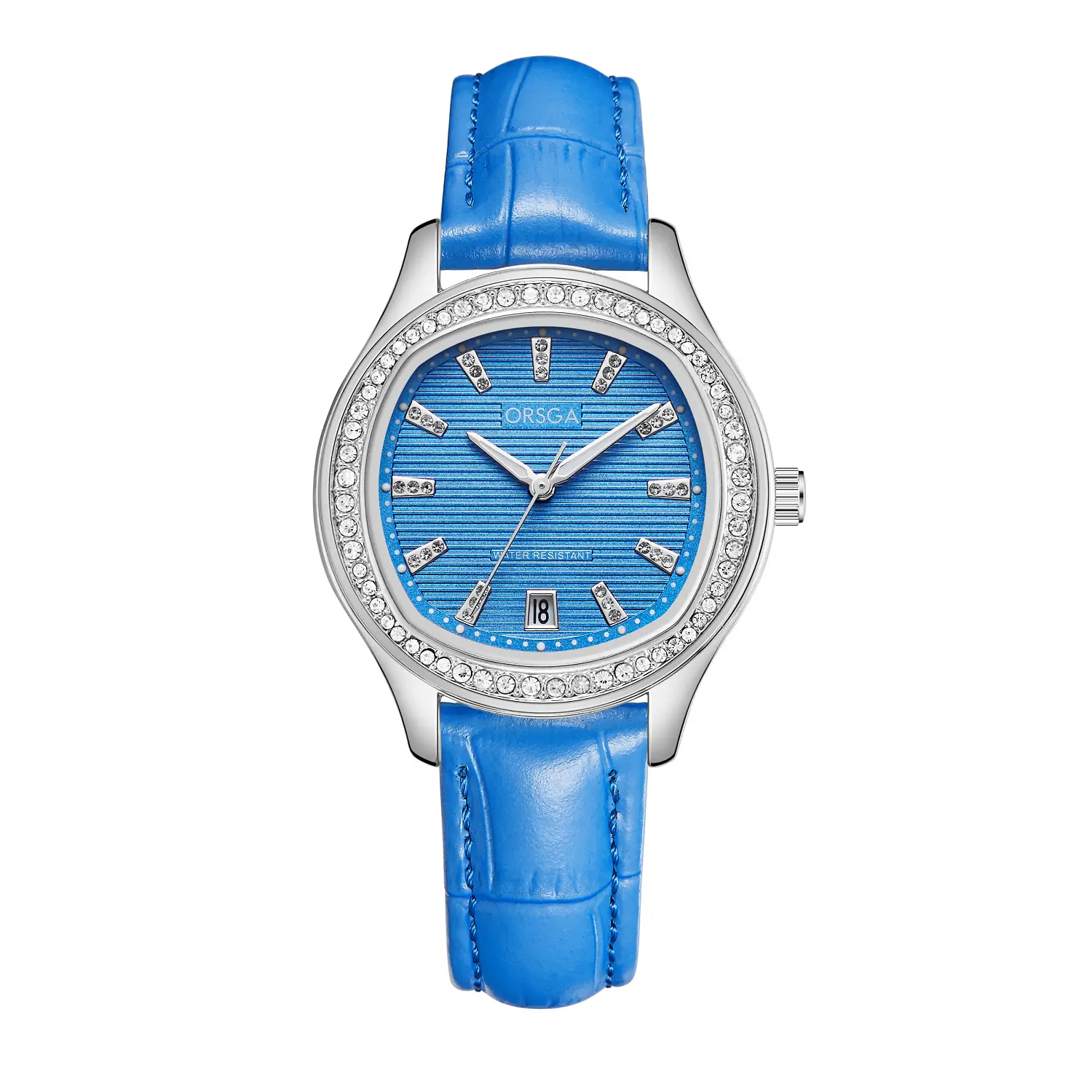 Women's Rose Gold Diamond Watch with Calendar