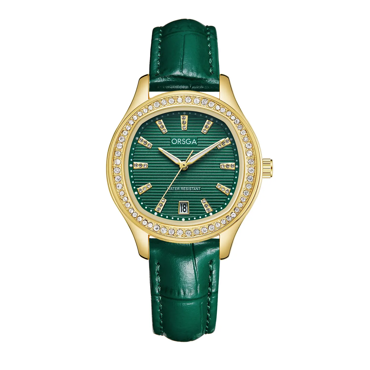 Women's Rose Gold Diamond Watch with Calendar