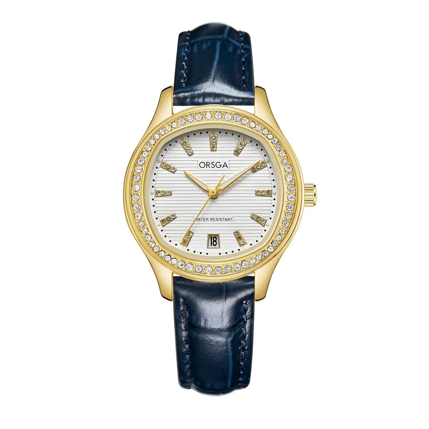 Women's Rose Gold Diamond Watch with Calendar