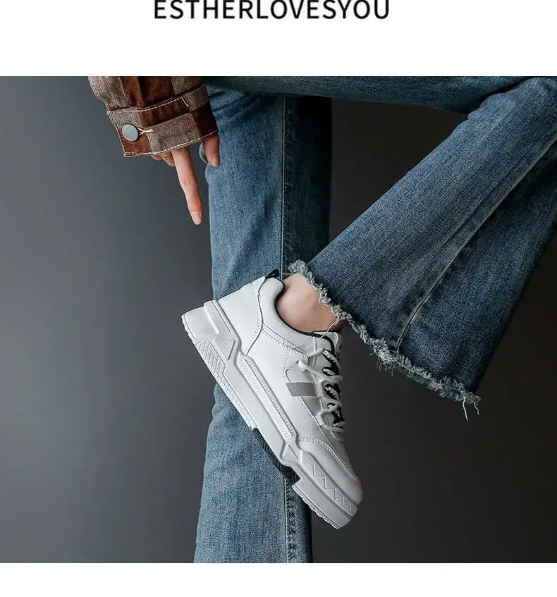 Women White Flat Casual Shoes 2025 Summer โ feature 12