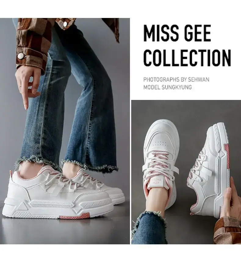 Women White Flat Casual Shoes 2025 Summer โ feature 17