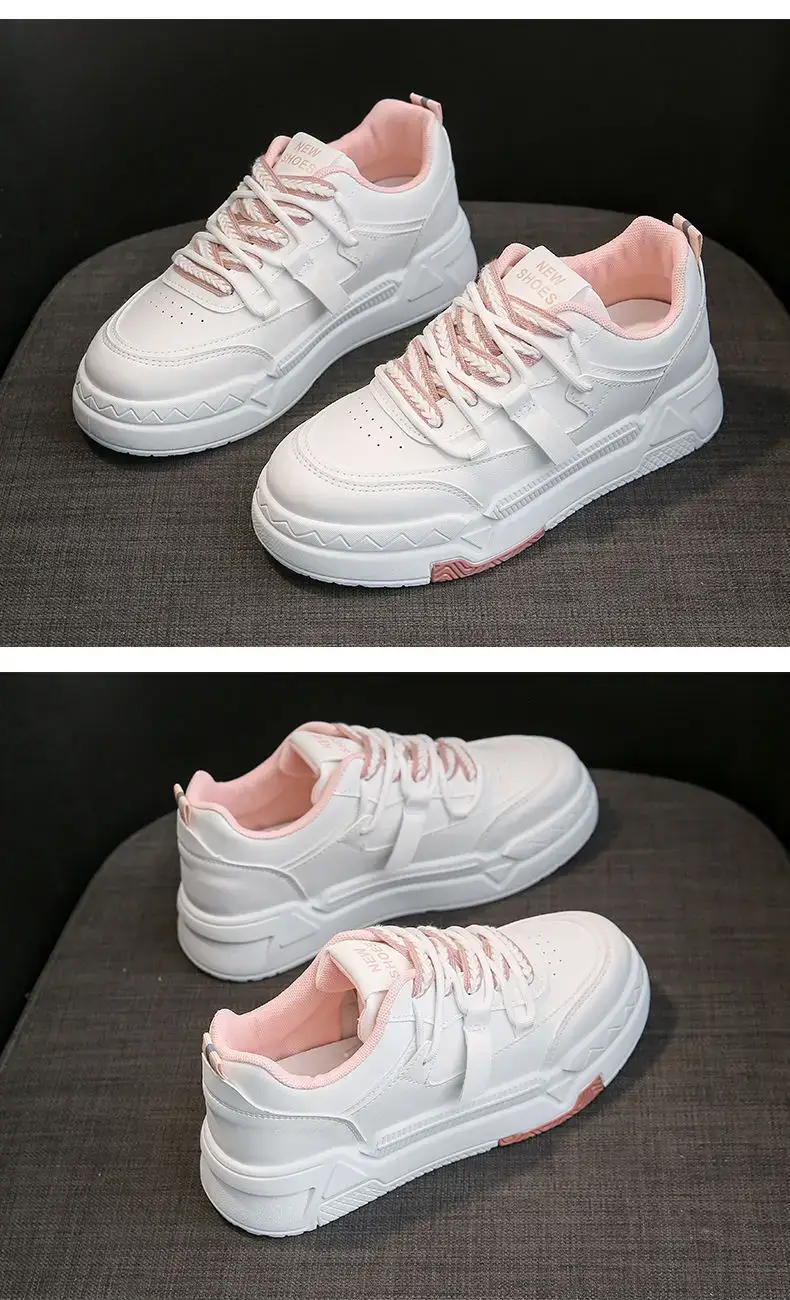 Women White Flat Casual Shoes 2025 Summer โ feature 19