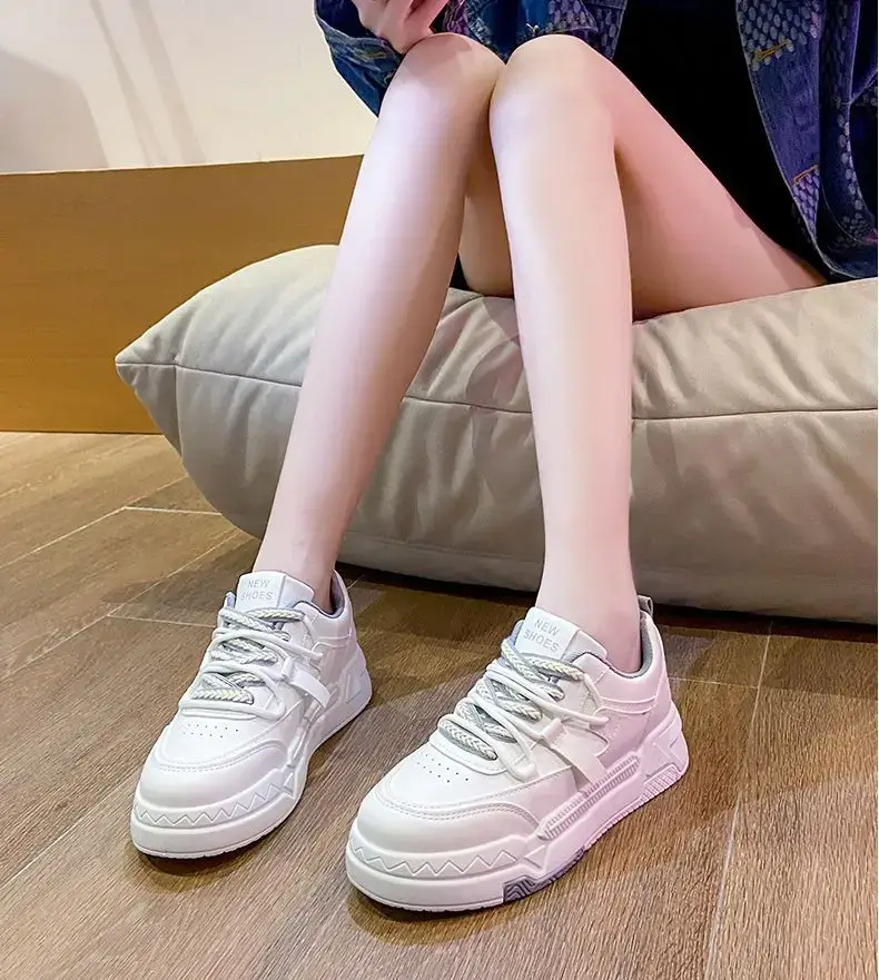 Women White Flat Casual Shoes 2025 Summer โ feature 22
