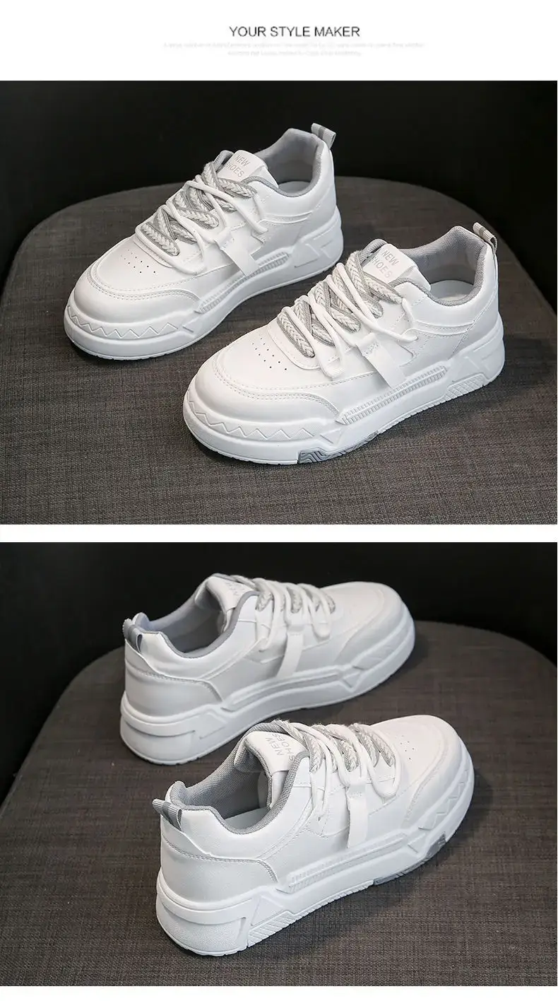 Women White Flat Casual Shoes 2025 Summer โ feature 23