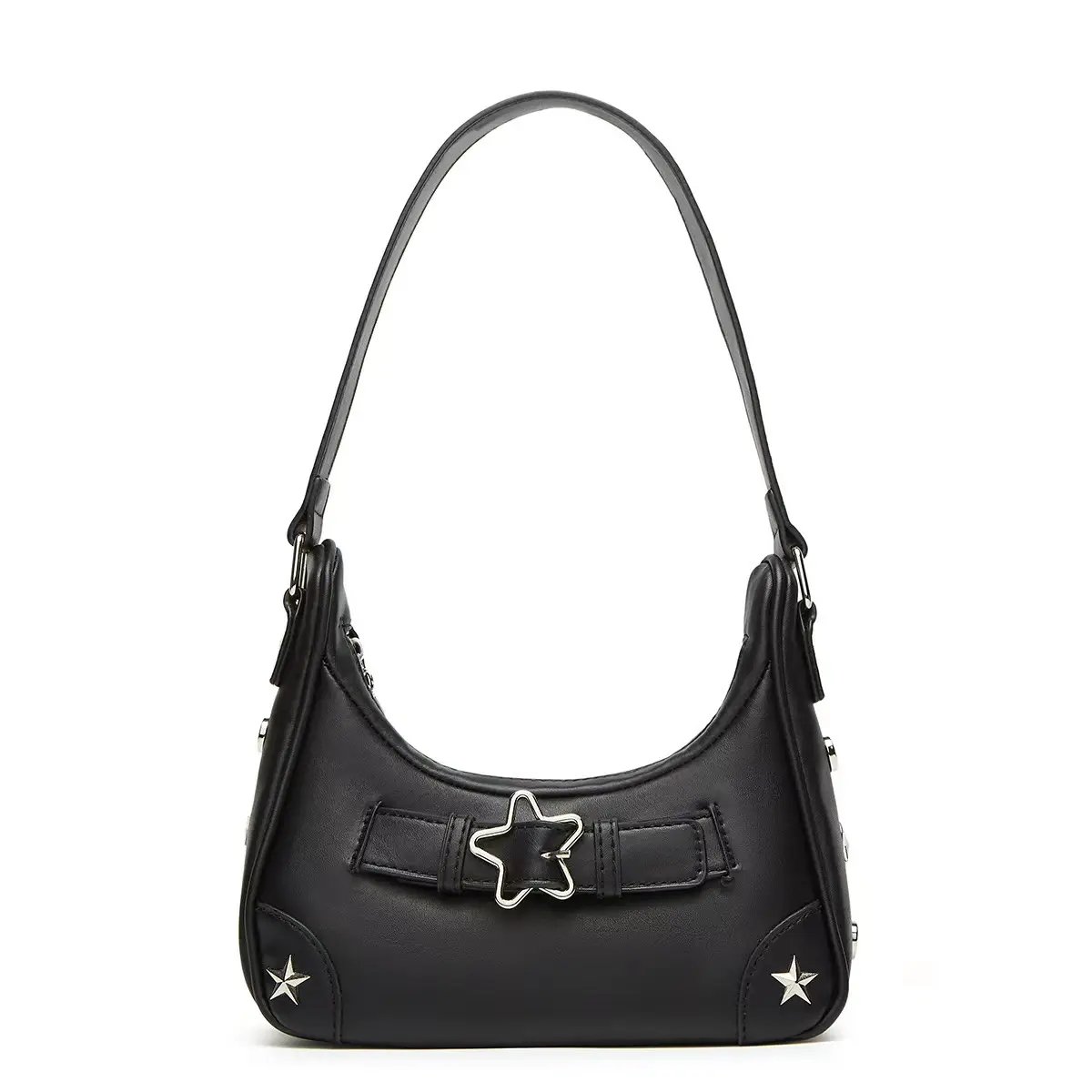 Black Star Underarm Bag for Women - Image 2