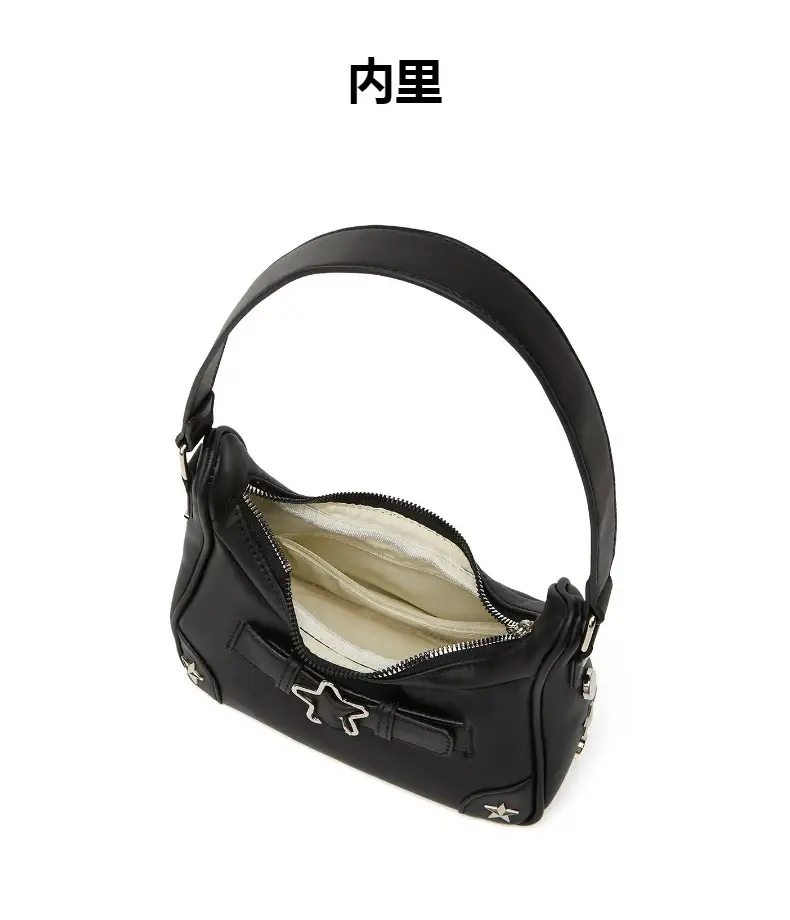 Black Star Underarm Bag for Women — feature 5