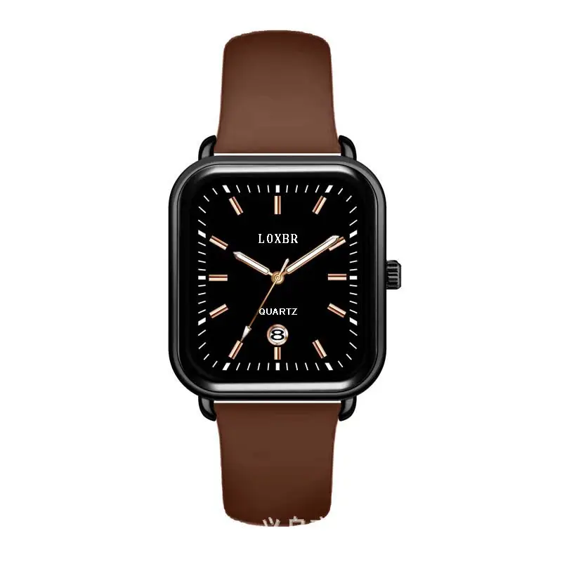 Luminous Black Quartz Watch for Men Women - Image 2