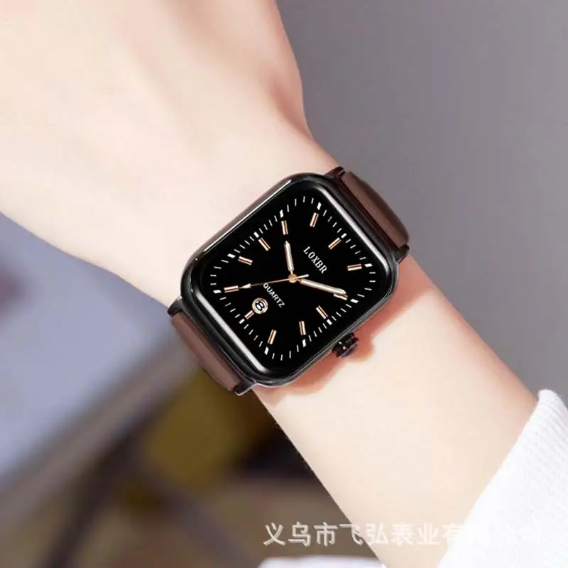Luminous Black Quartz Watch for Men Women — feature 10