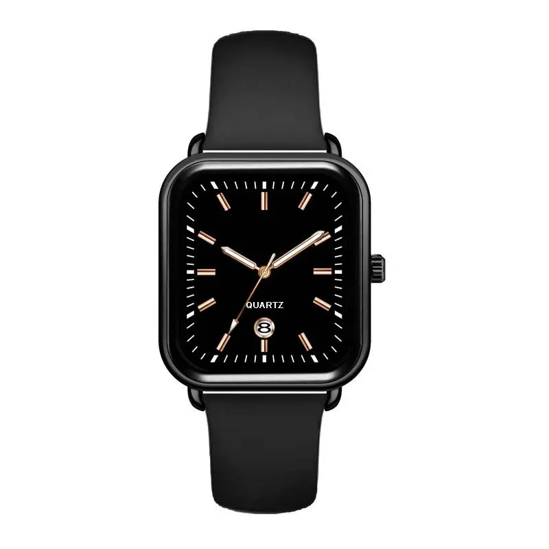 Luminous Black Quartz Watch for Men Women - Image 5