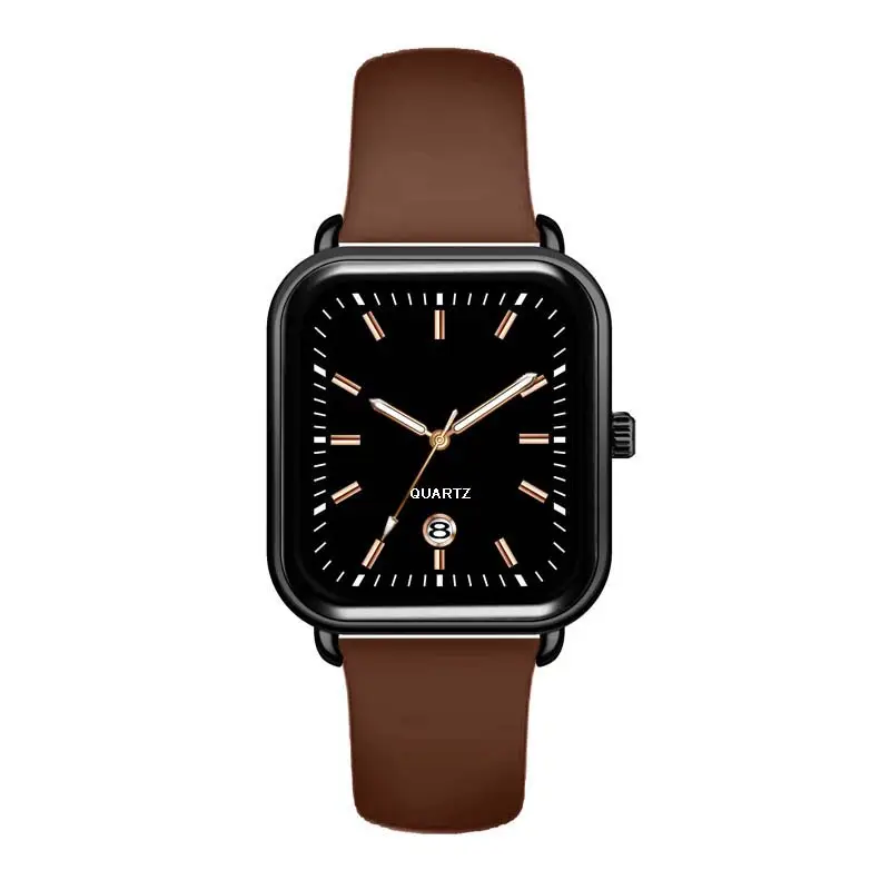 Luminous Black Quartz Watch for Men Women - Image 6