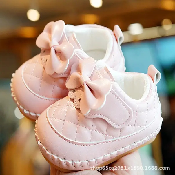 White Quilted Baby Shoes for 0-1 Year Old