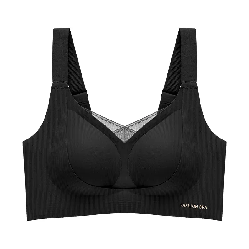 Cross-Border Amazon Temu Seamless Bra for Large Busts, Minimizing Appearance, Gathering and Lifting Without Underwire, Adjusting Shape and Gathering Side Breasts