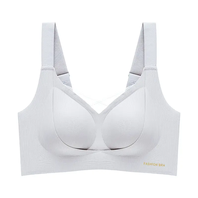 Cross-Border Amazon Temu Seamless Bra for Large Busts, Minimizing Appearance, Gathering and Lifting Without Underwire, Adjusting Shape and Gathering Side Breasts