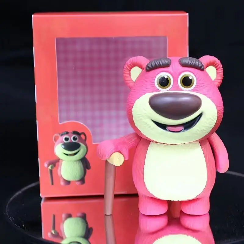 Toy Story Cherry Blossom Pink Crutch Strawberry Bear Sitting Movie Anime Hand-made Model Car Ornaments — feature 10