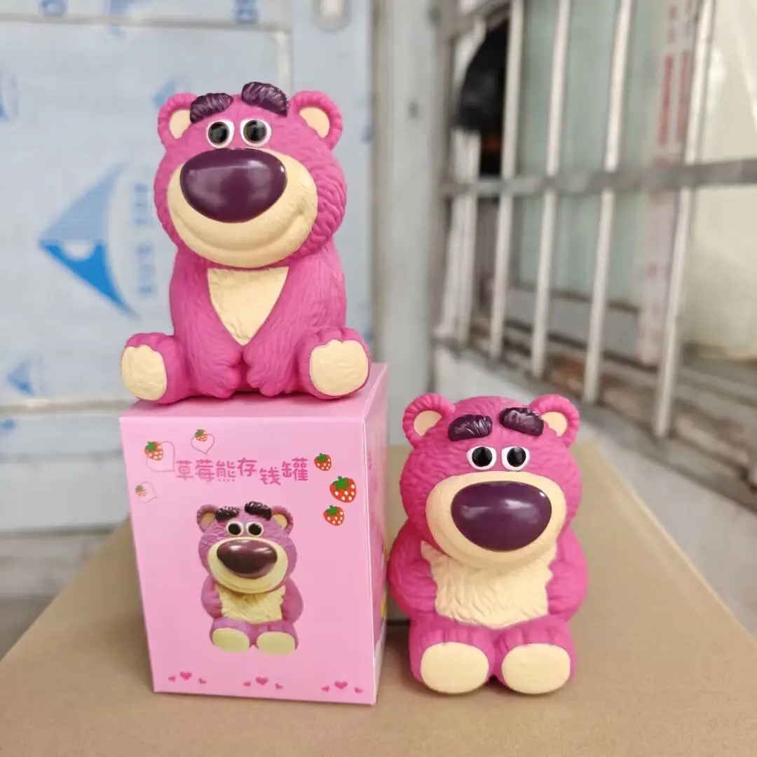 Toy Story Cherry Blossom Pink Crutch Strawberry Bear Sitting Movie Anime Hand-made Model Car Ornaments — feature 11