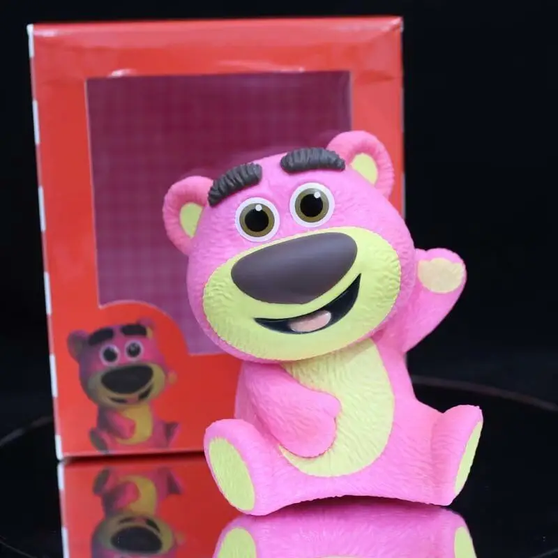 Toy Story Cherry Blossom Pink Crutch Strawberry Bear Sitting Movie Anime Hand-made Model Car Ornaments — feature 12