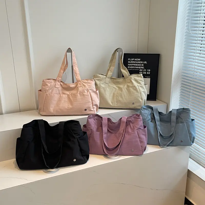 Lightweight Nylon Tote Bag for Women, Waterproof, Multi Color - Image 9