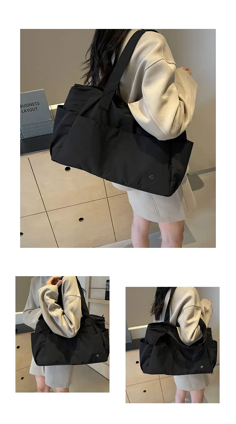 Lightweight Nylon Tote Bag for Women, Waterproof, Multi Color — feature 13