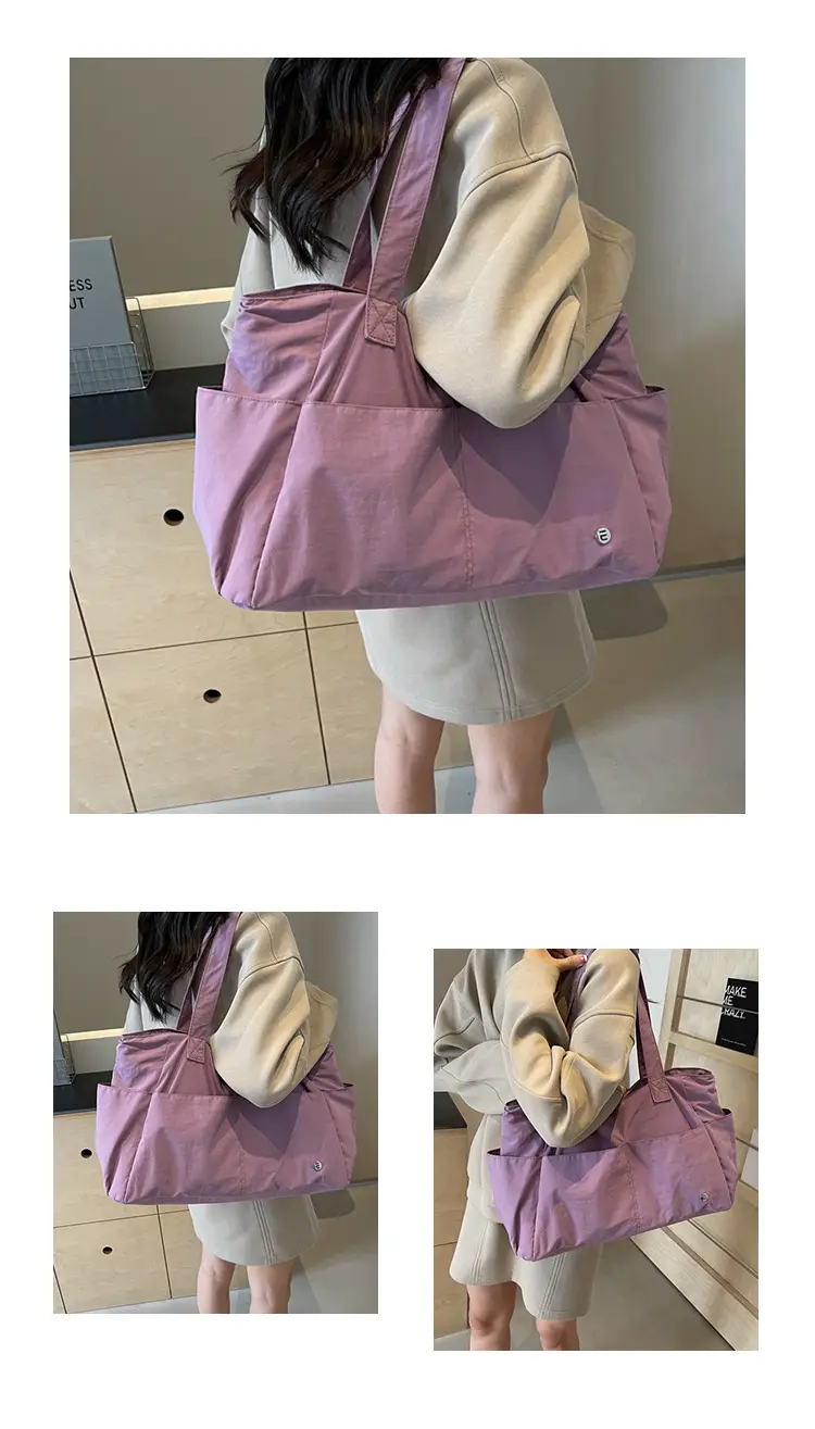 Lightweight Nylon Tote Bag for Women, Waterproof, Multi Color — feature 14