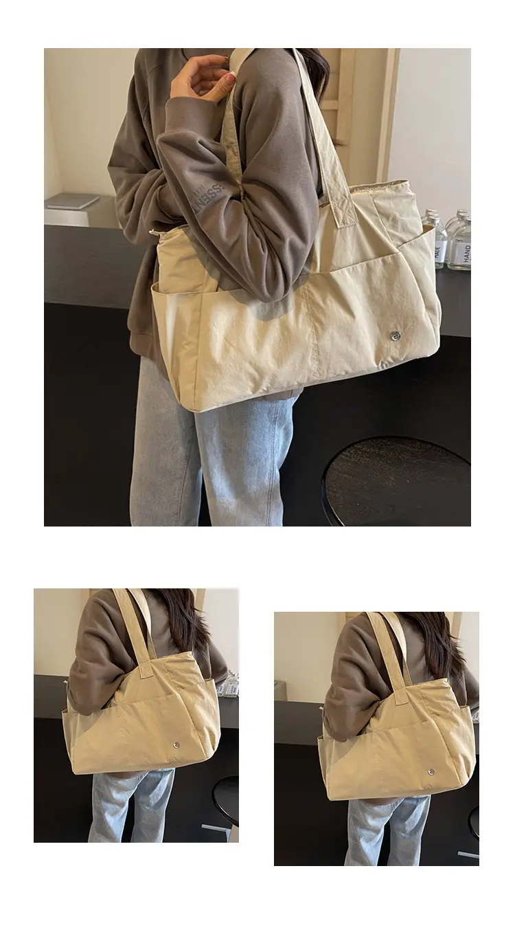Lightweight Nylon Tote Bag for Women, Waterproof, Multi Color — feature 16