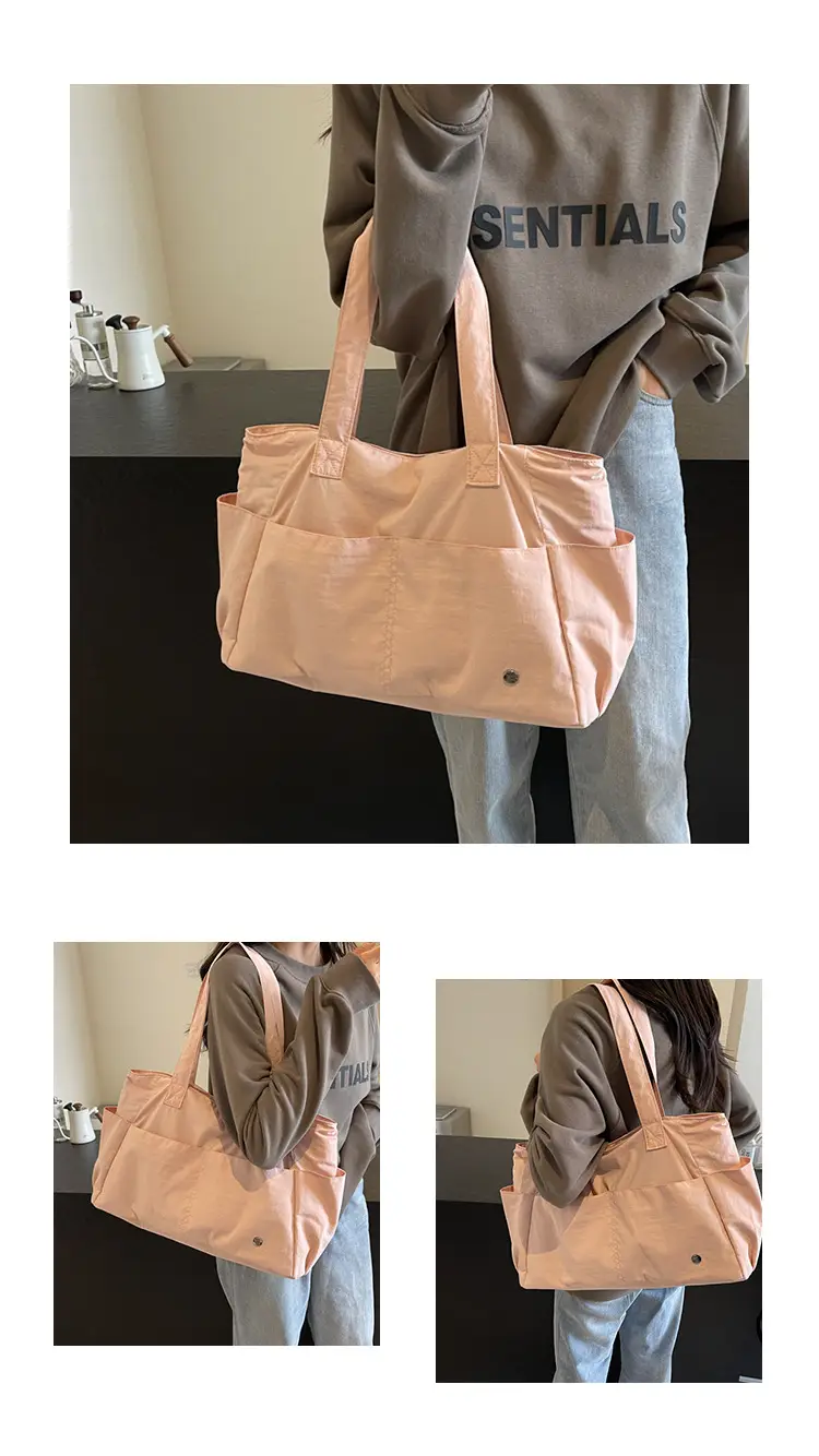 Lightweight Nylon Tote Bag for Women, Waterproof, Multi Color — feature 17