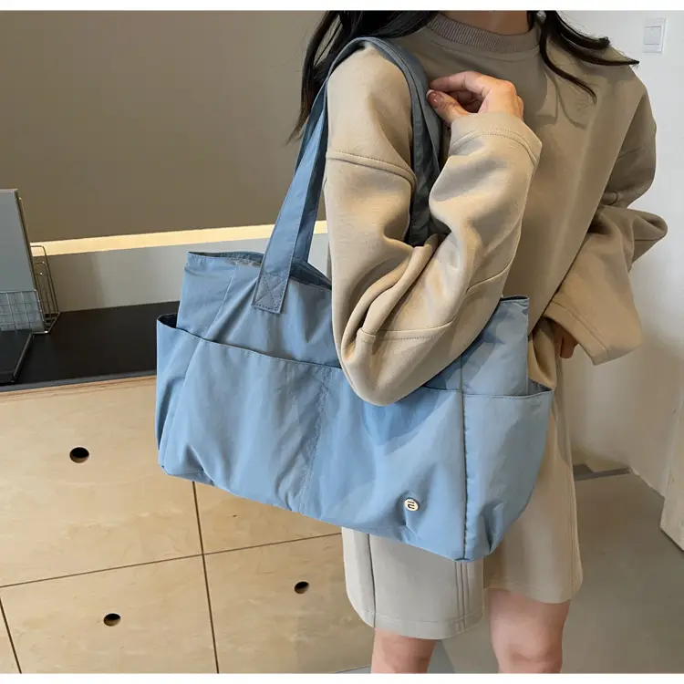 Lightweight Nylon Tote Bag for Women, Waterproof, Multi Color — feature 42