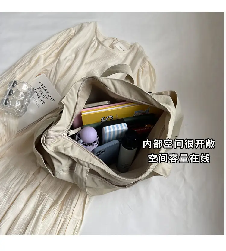 Lightweight Nylon Tote Bag for Women, Waterproof, Multi Color — feature 7