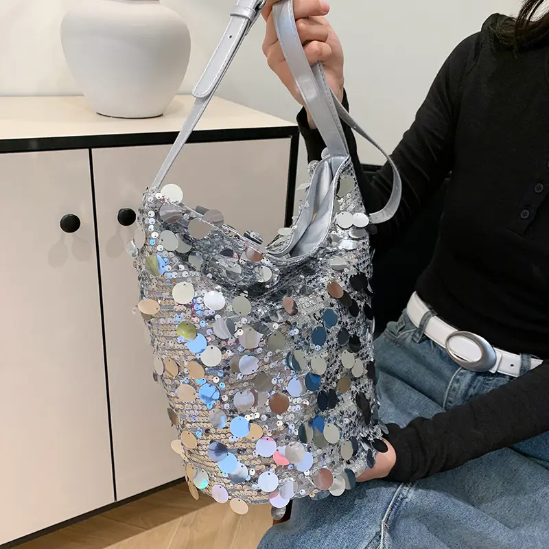 2026 Sequin Chain Crossbody Bag for Women