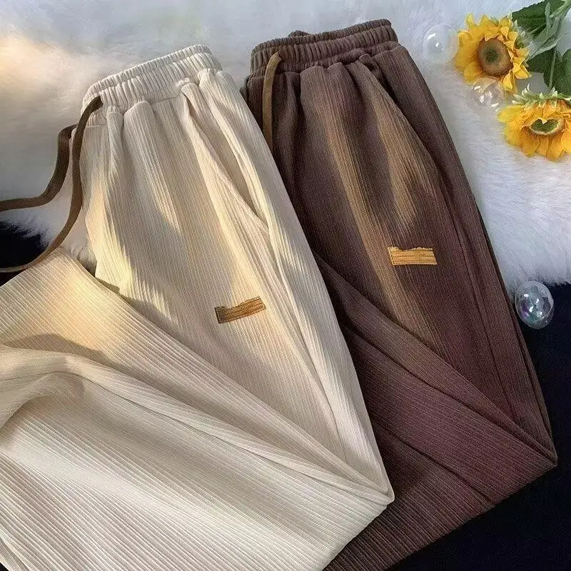 Men Loose Casual Pants Summer Thin Wide Leg Floor Mopping - Image 23