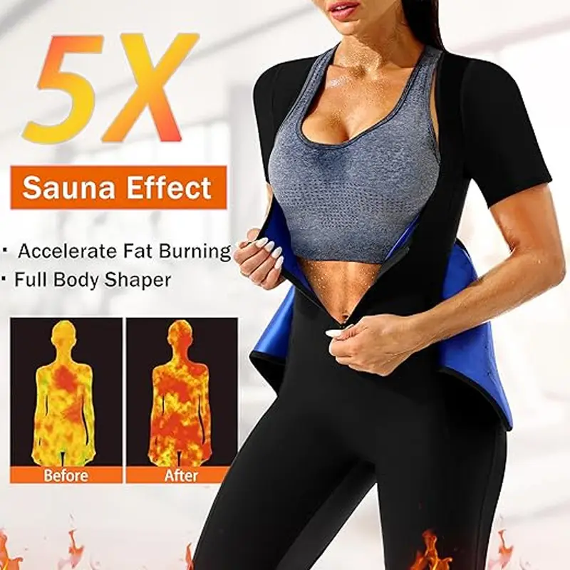 Women's Body Shaping Belt with Sauna Effect for Fat Burning Fitness Wear - Image 2