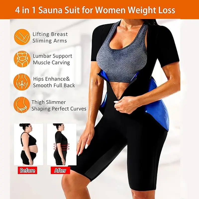 Women's Body Shaping Belt with Sauna Effect for Fat Burning Fitness Wear - Image 4