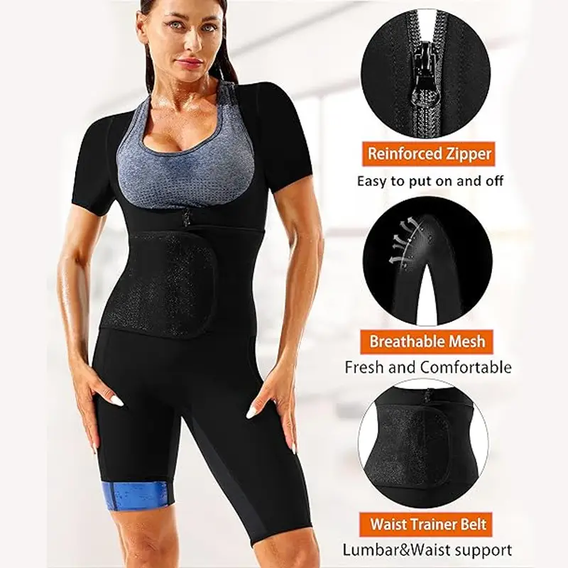 Women's Body Shaping Belt with Sauna Effect for Fat Burning Fitness Wear — feature 12