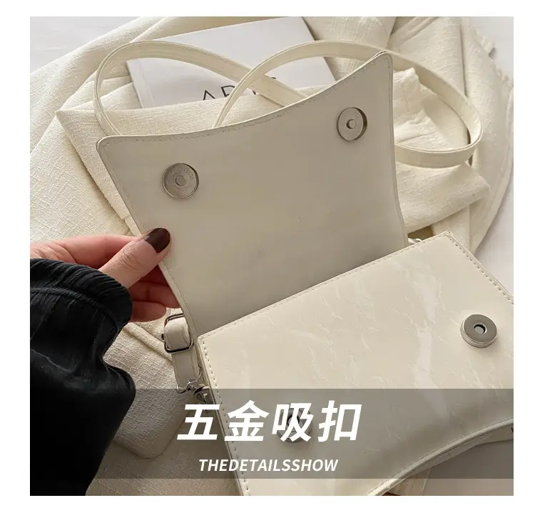 Pearl Crossbody Bag for Women, Small Square, PU Leather, Multi Color — feature 5