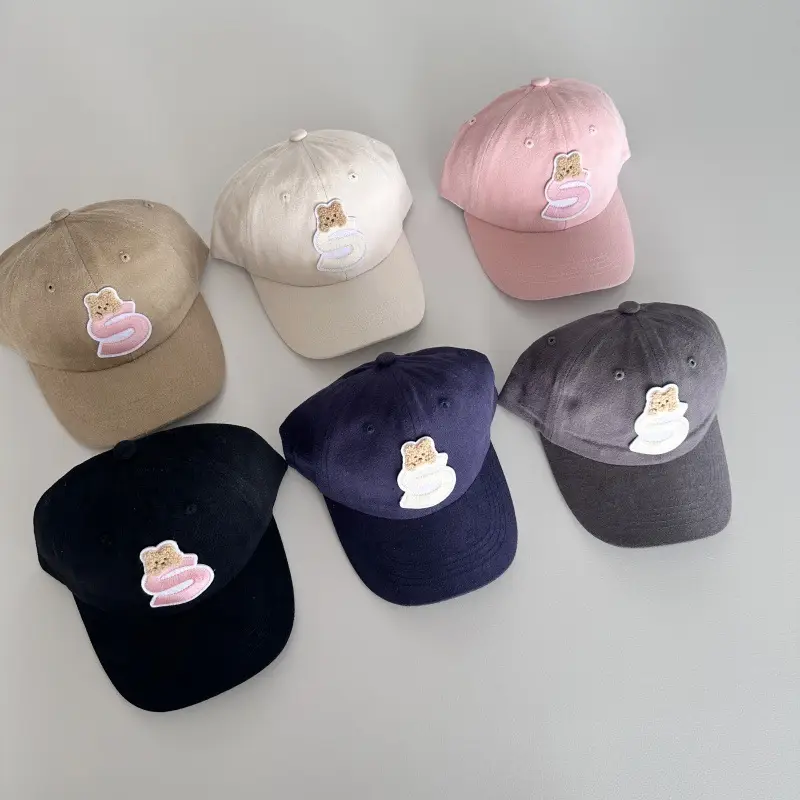 Blue Cartoon Cap for Boys Girls Travel Sun Hat