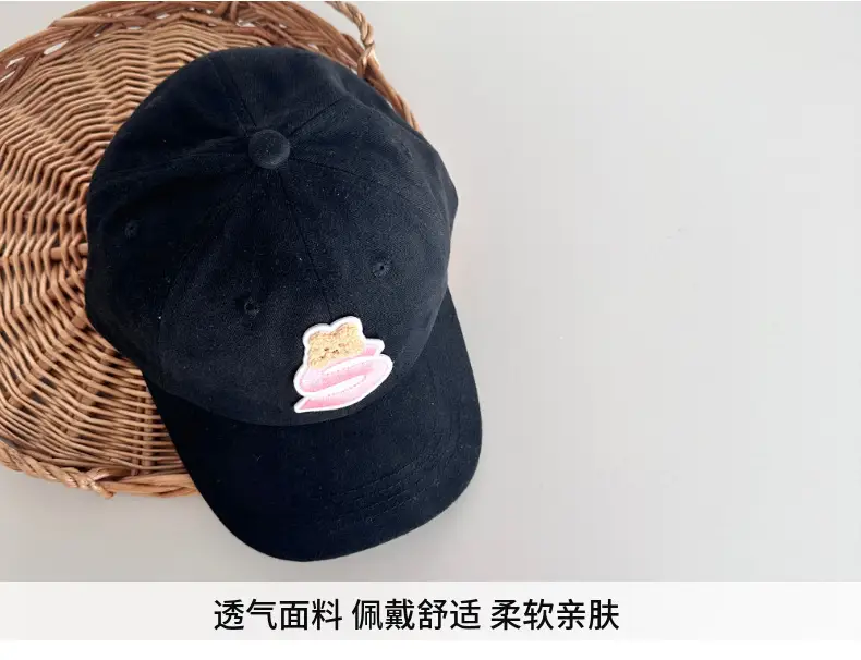 Blue Cartoon Cap for Boys Girls Travel Sun Hat — feature 7