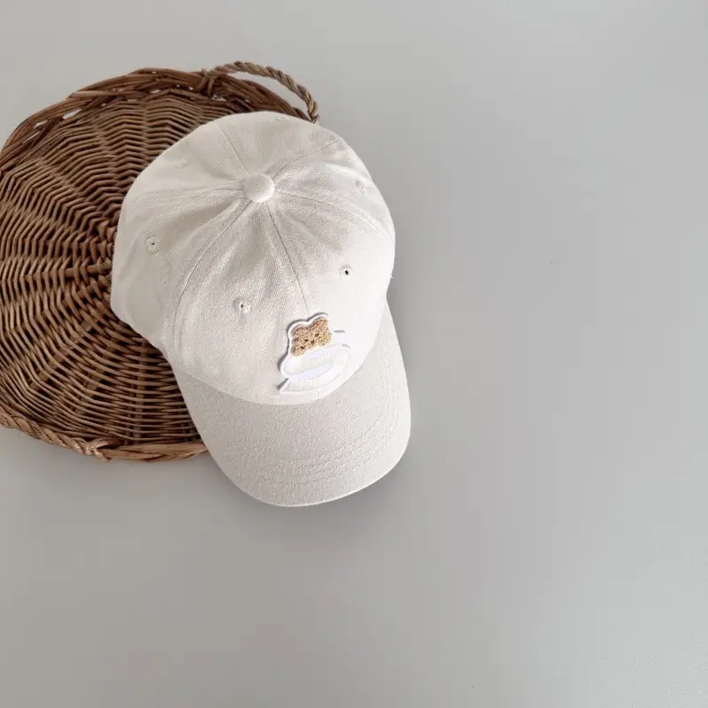 Blue Cartoon Cap for Boys Girls Travel Sun Hat