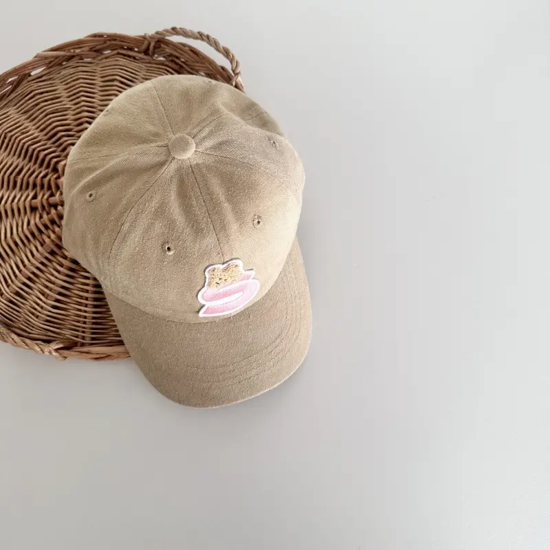 Blue Cartoon Cap for Boys Girls Travel Sun Hat