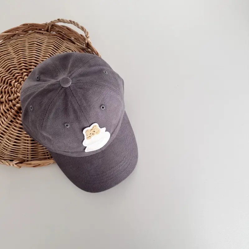 Blue Cartoon Cap for Boys Girls Travel Sun Hat