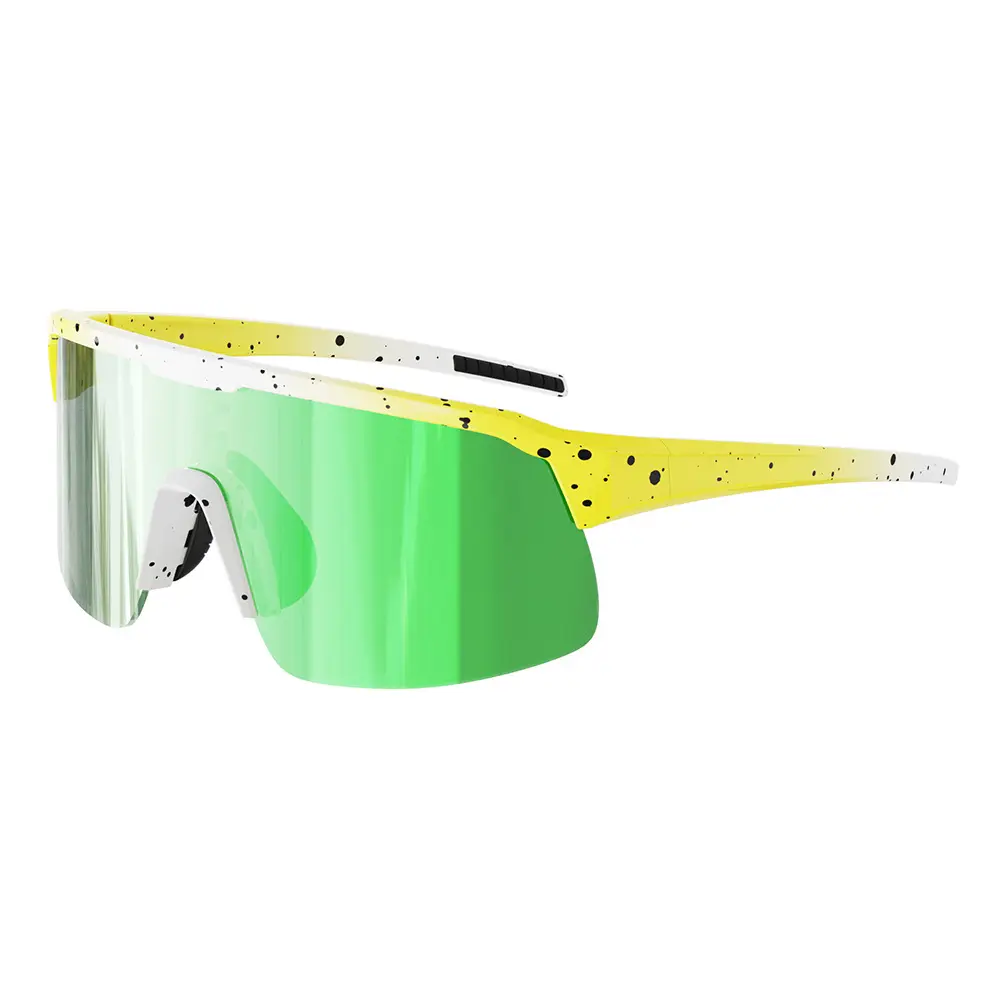 Men Windproof Orange Sunglasses Road Bike Cycling Sports
