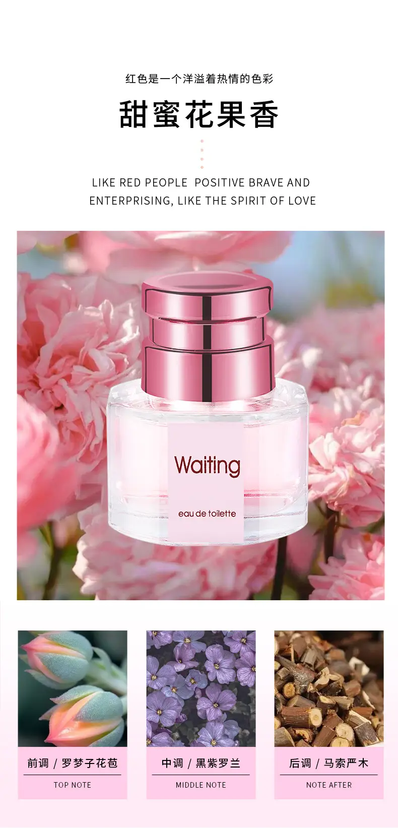 Genuine waiting Waiting for Perfume Beautiful Girl Natural Fragrance Summer Lasting Fragrance Flowers and Fruits Light Fragrance — feature 10