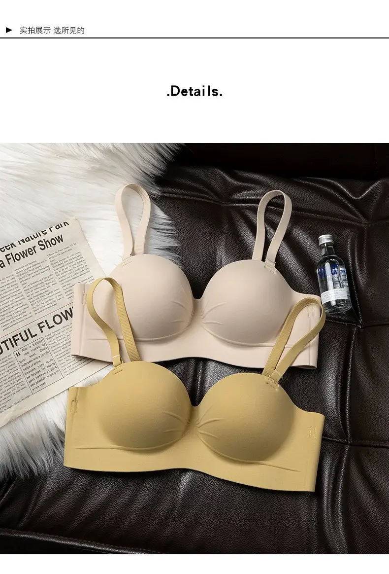 3D Boo Boo Chest Small Bra Anti-Sagging Soft Support — feature 1