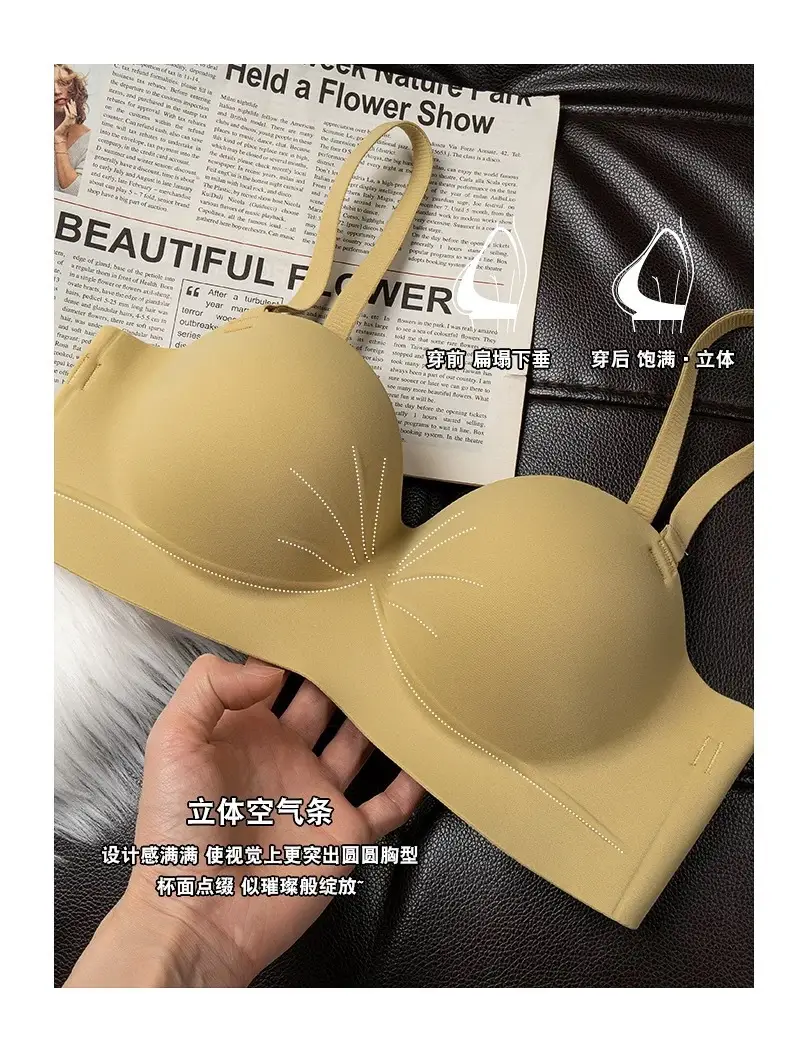 3D Boo Boo Chest Small Bra Anti-Sagging Soft Support — feature 17
