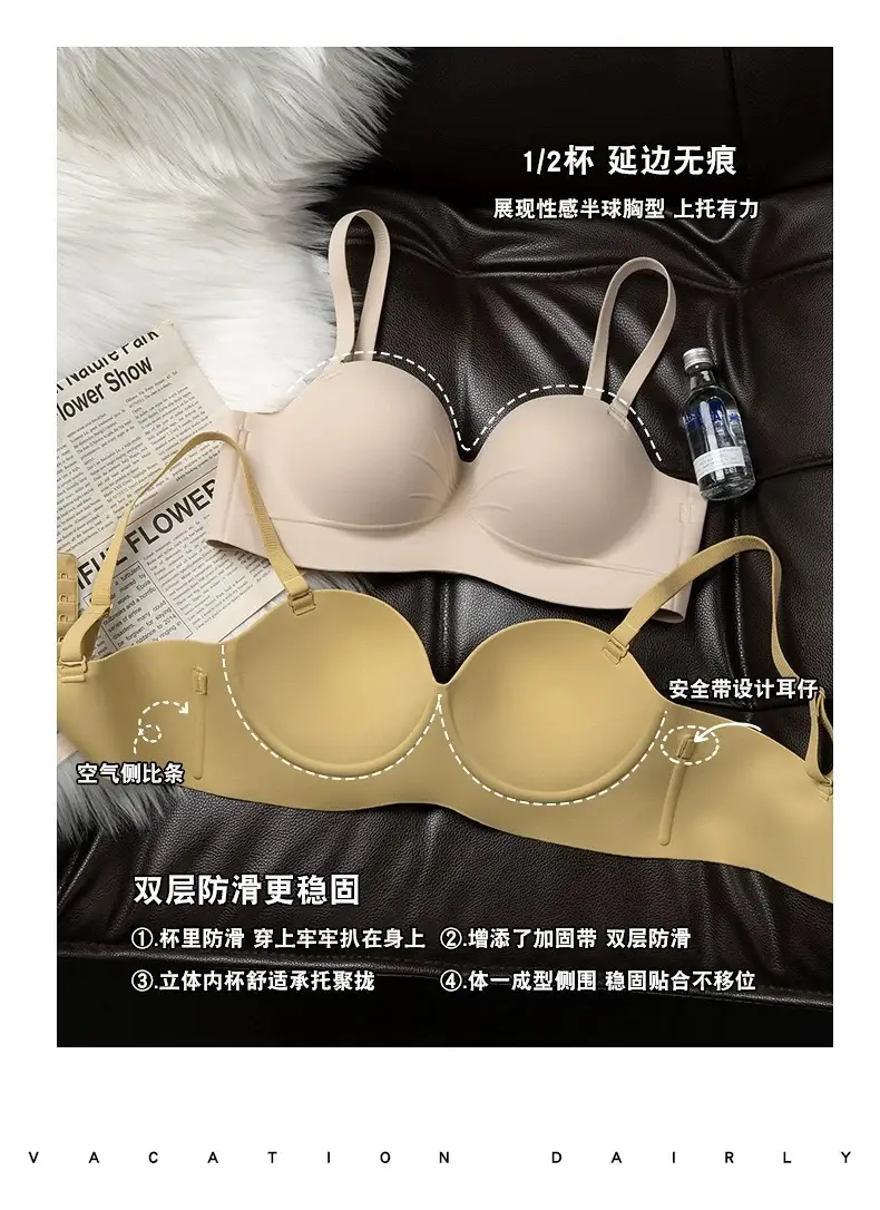 3D Boo Boo Chest Small Bra Anti-Sagging Soft Support — feature 3