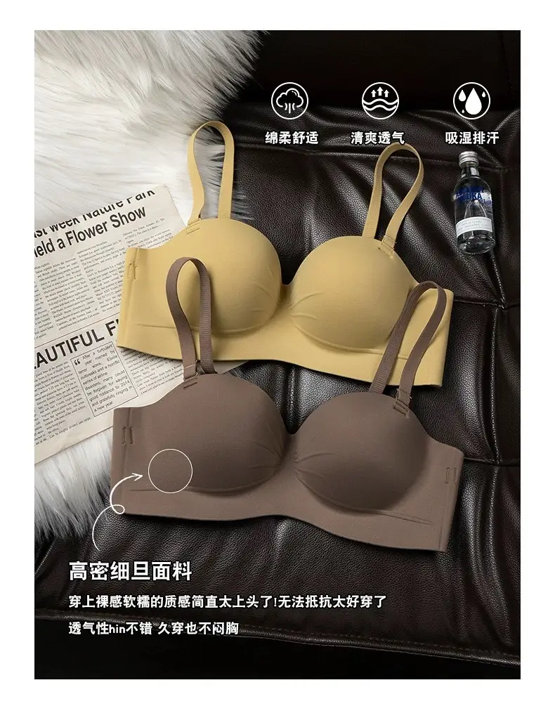 3D Boo Boo Chest Small Bra Anti-Sagging Soft Support — feature 5