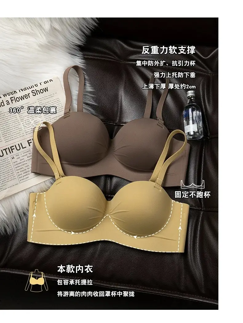 3D Boo Boo Chest Small Bra Anti-Sagging Soft Support — feature 6