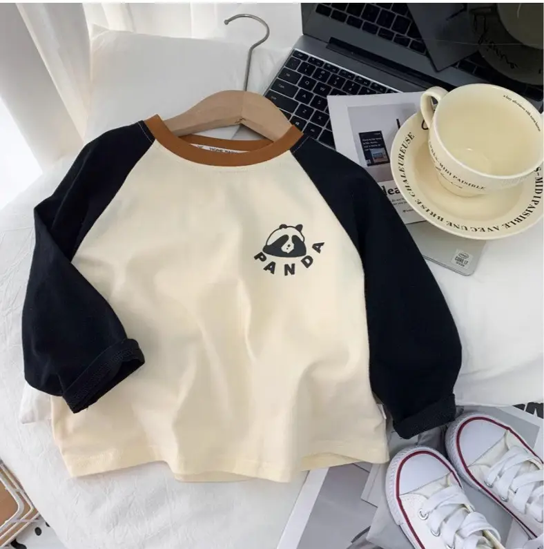 Boys Raglan Sleeve T-Shirt "Randa" Cartoon Design - Image 4